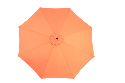 Best Choice Products 10ft Offset Hanging Market Patio Umbrella w/Easy Tilt Adjustment, Polyester Shade, 8 Ribs for Backyard, Poolside - (orange )(No Base) - 1st Choice Furniture Direct