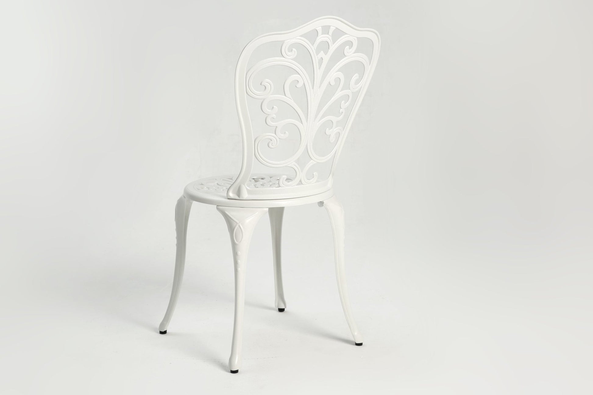 Best Choice Products 3 - Piece Outdoor Rust - Resistant Cast Aluminum Patio Bistro Set white - 1st Choice Furniture Direct
