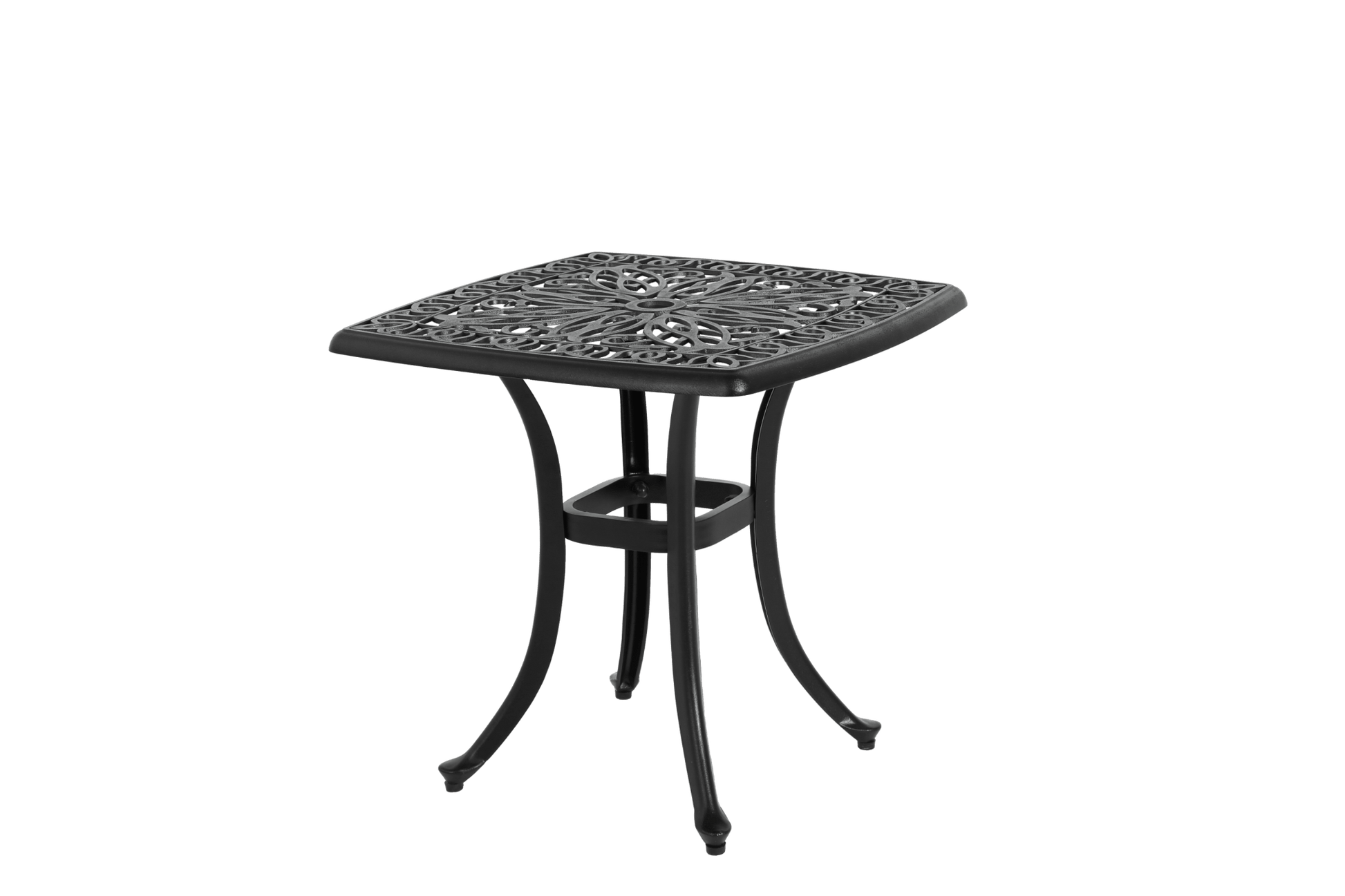 Bistro Set 3 Piece Rustproof Cast Aluminum Patio Furniture Sets 2 Chairs and 1 Round Table Outdoor, Garden, Patio, Balcony, black - 1st Choice Furniture Direct
