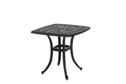 Bistro Set 3 Piece Rustproof Cast Aluminum Patio Furniture Sets 2 Chairs and 1 Round Table Outdoor, Garden, Patio, Balcony, black - 1st Choice Furniture Direct