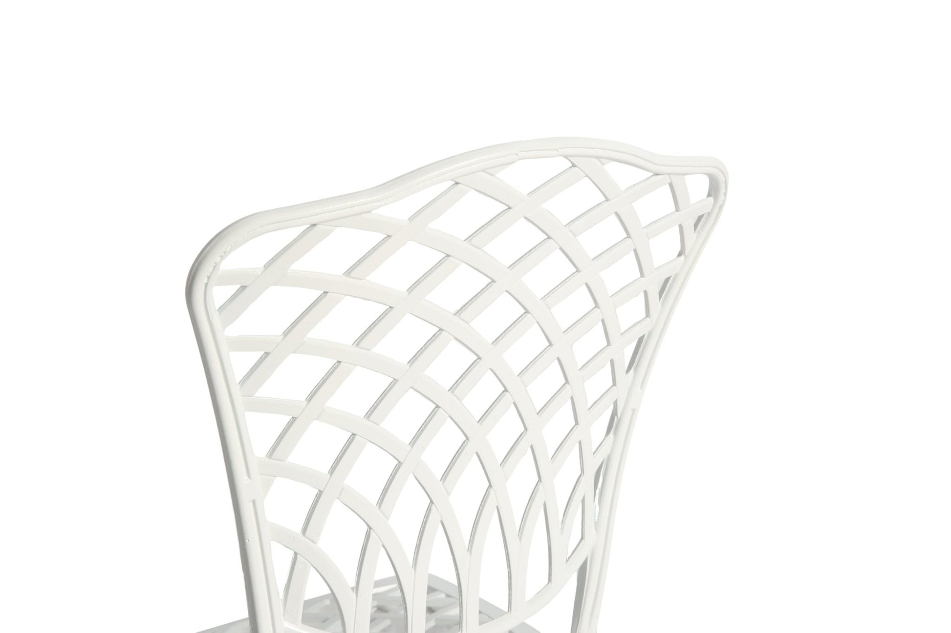 Bistro Set 3 Piece Rustproof Cast Aluminum Patio Furniture Sets 2 Chairs and 1 Round Table Outdoor, Garden, Patio, Balcony, white - 1st Choice Furniture Direct