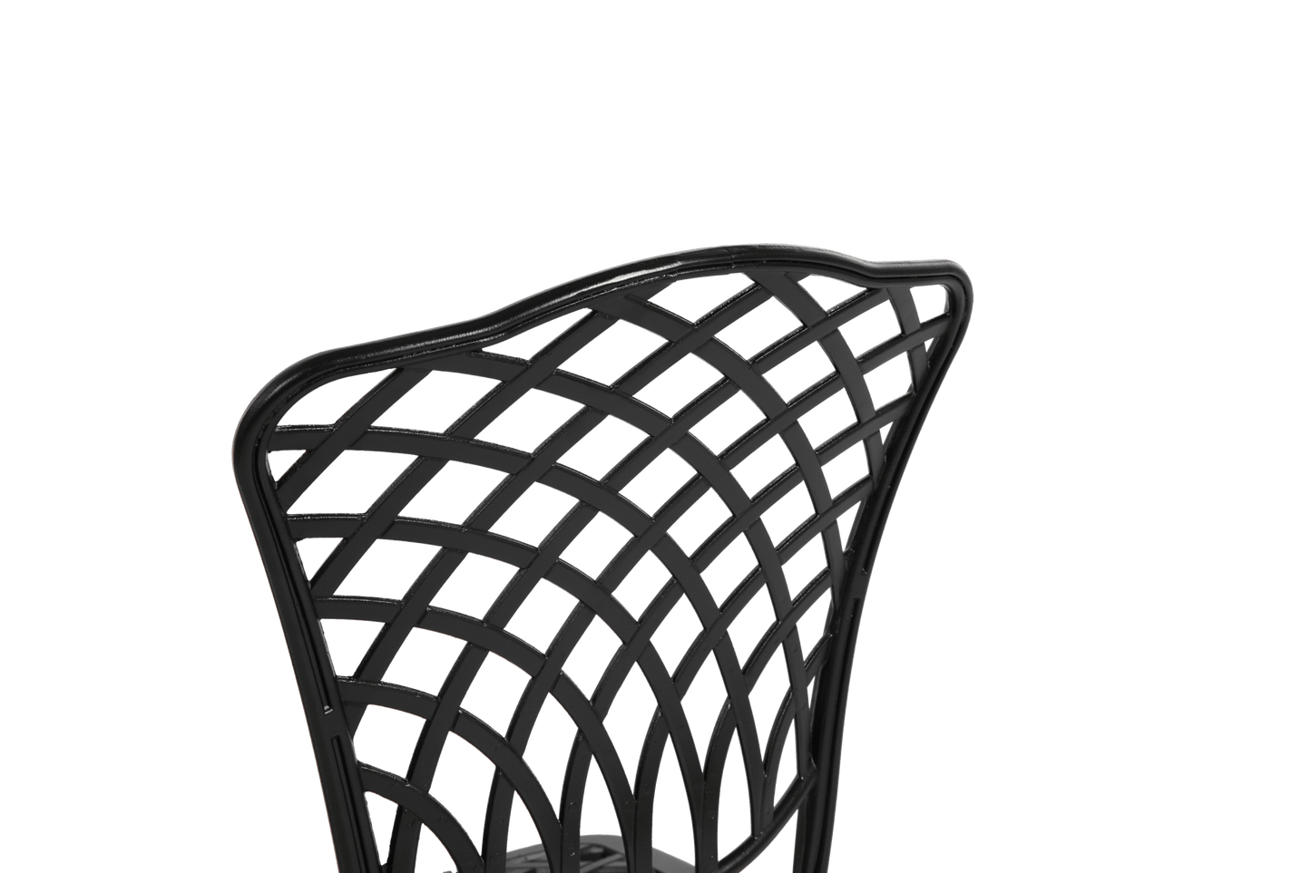 Bistro Set 3 Piece Rustproof Cast Aluminum Patio Furniture Sets 2 Chairs and 1 Round Table Outdoor, Garden, Patio, Balcony, with cushion black - 1st Choice Furniture Direct