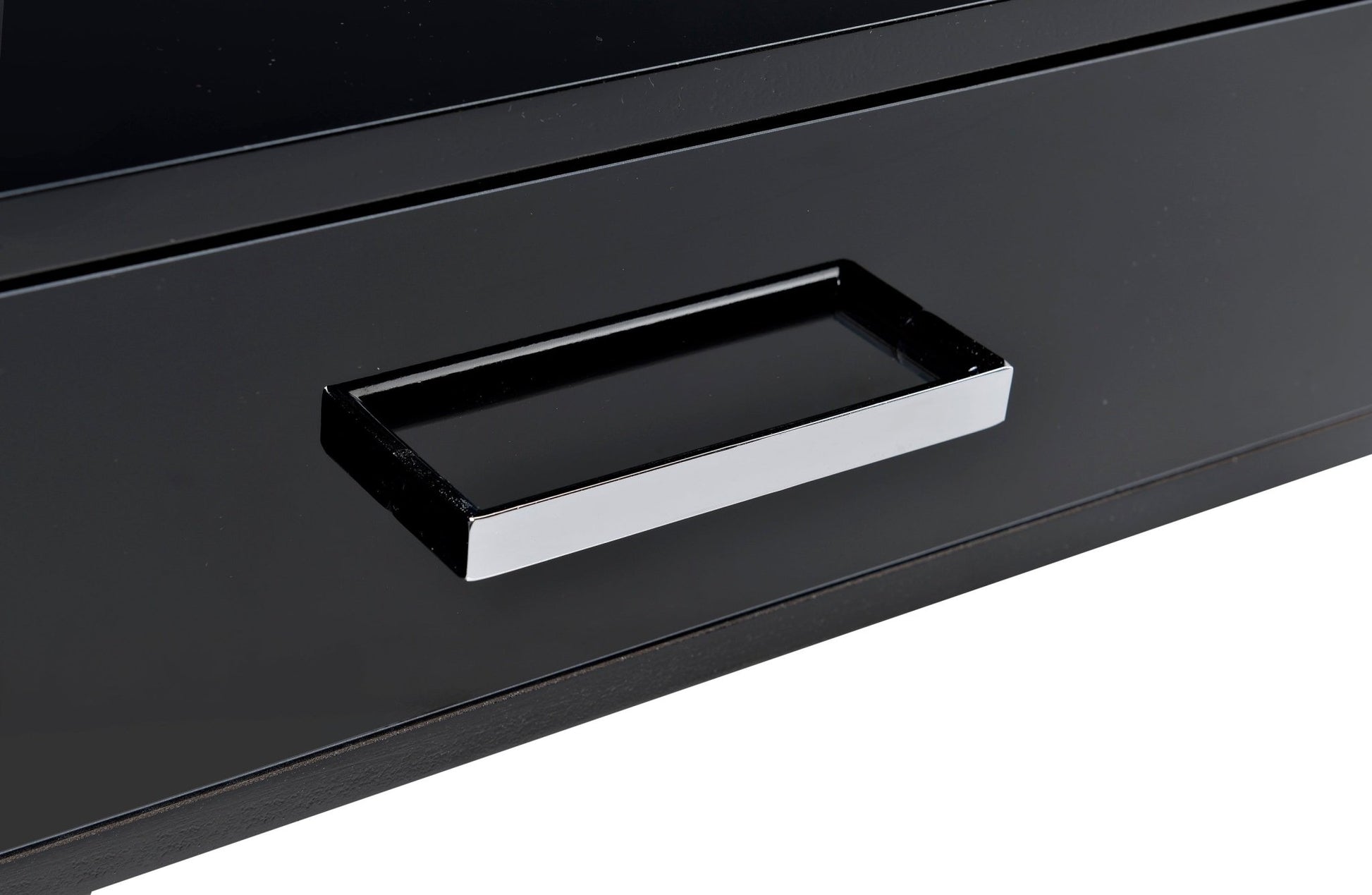 Black Writing Desk with USB Ports & 2 Drawers - 1st Choice Furniture Direct