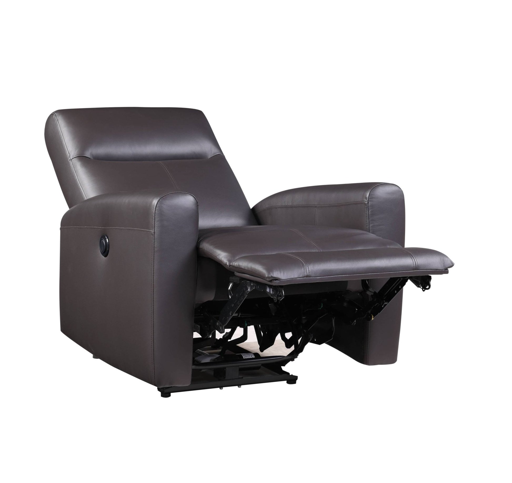 Blane Brown Top Grain Leather Match Power Motion Recliner - 1st Choice Furniture Direct