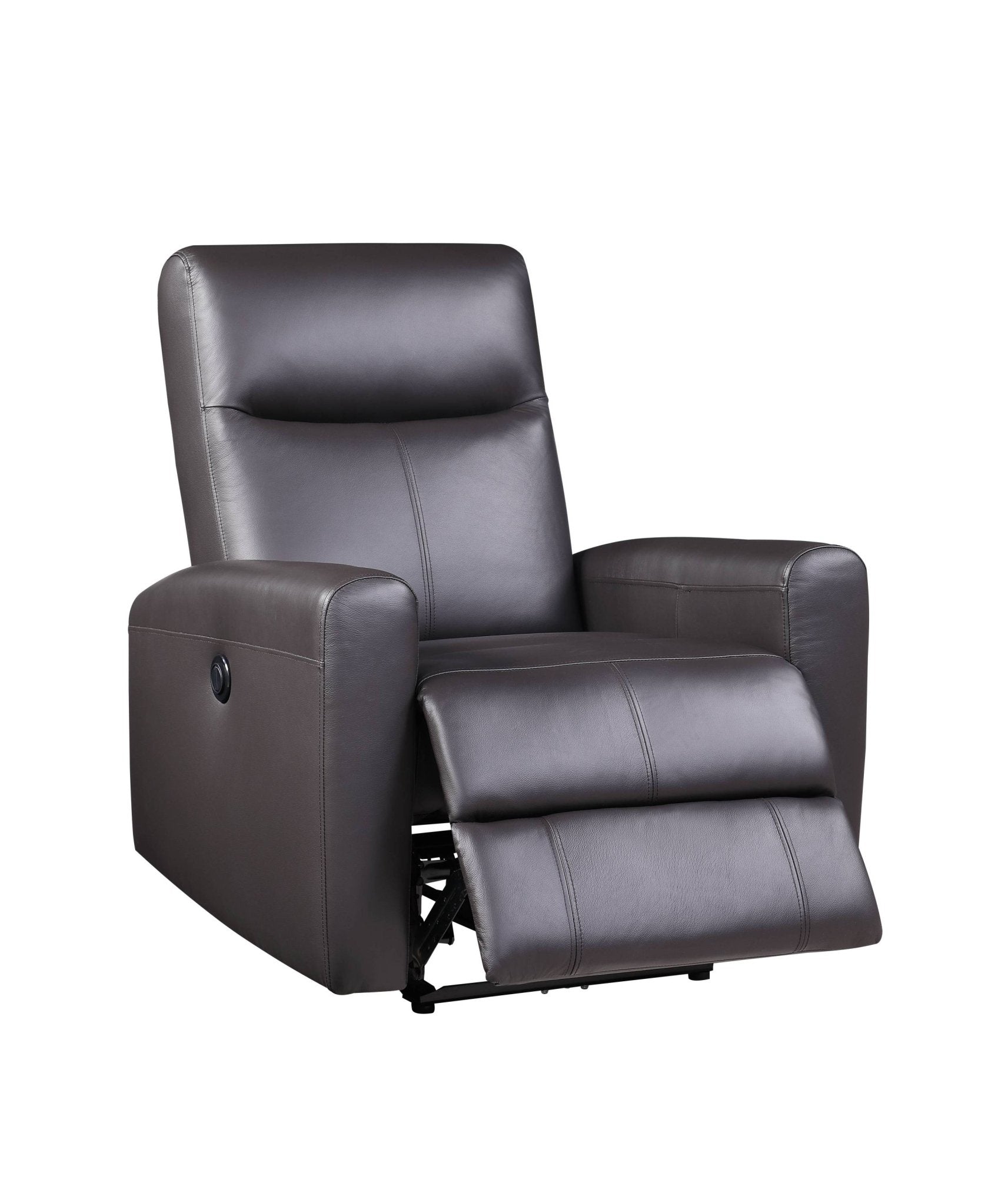 Blane Brown Top Grain Leather Match Power Motion Recliner - 1st Choice Furniture Direct