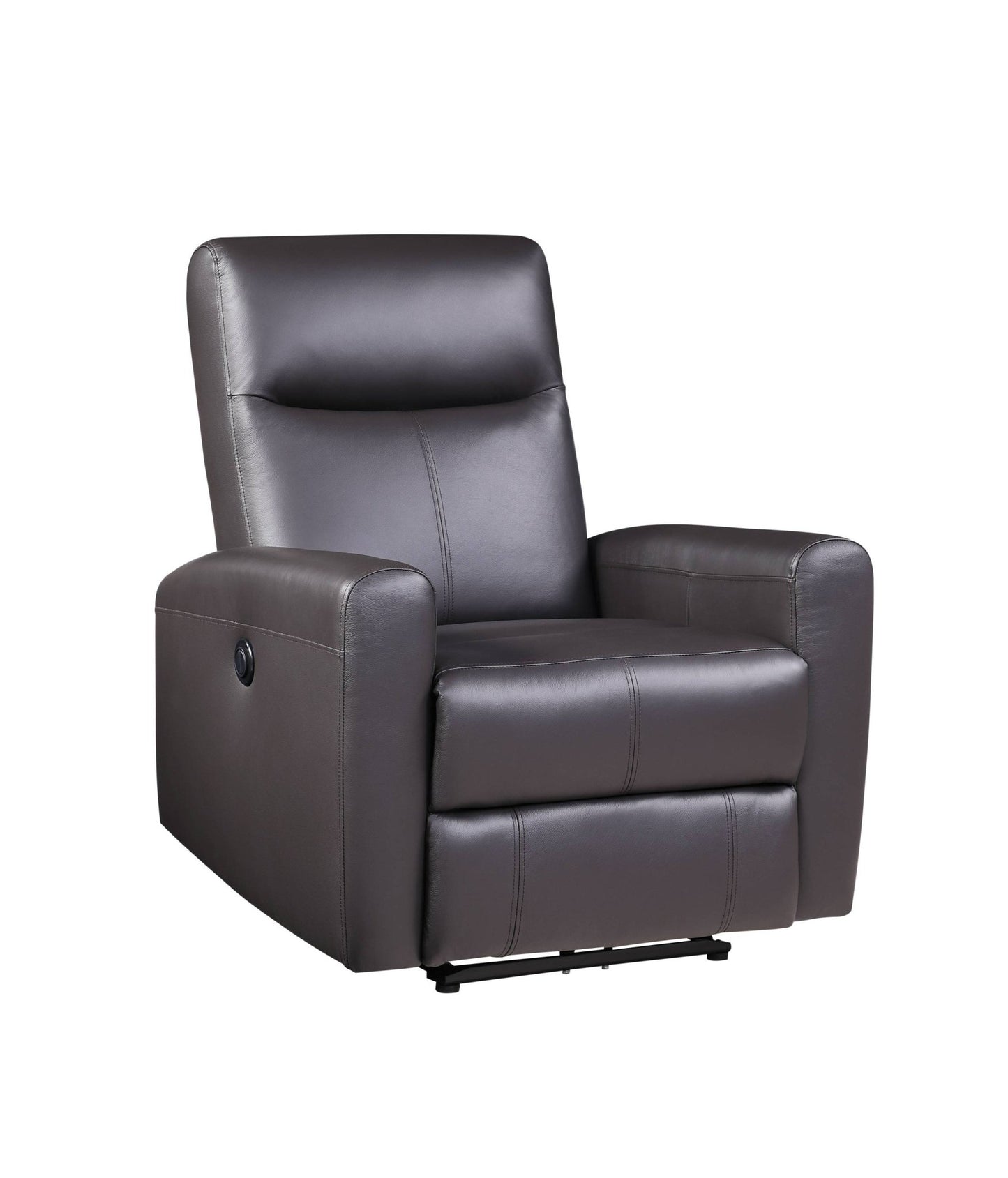 Blane Brown Top Grain Leather Match Power Motion Recliner - 1st Choice Furniture Direct