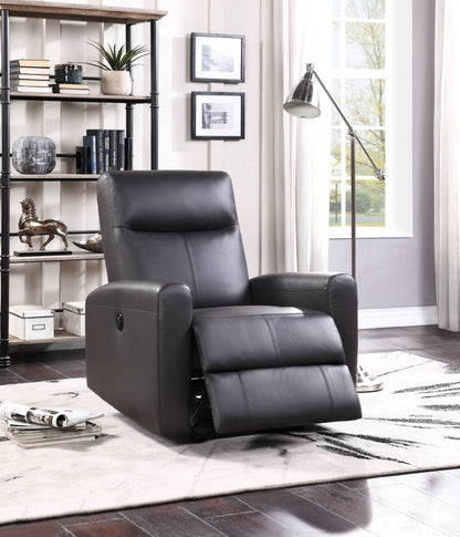 Blane Brown Top Grain Leather Match Power Motion Recliner - 1st Choice Furniture Direct