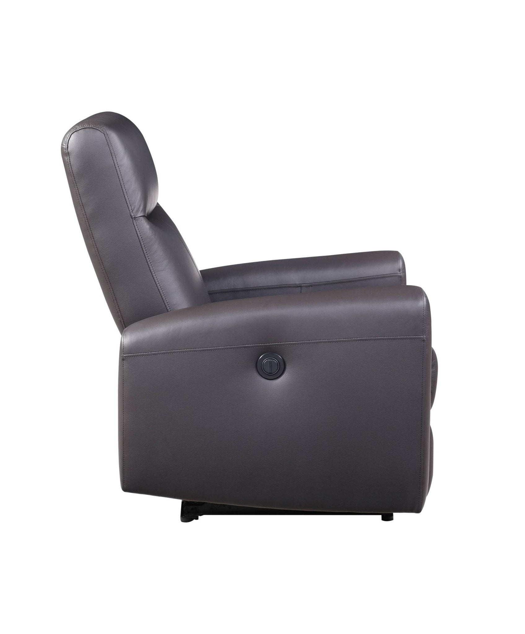 Blane Brown Top Grain Leather Match Power Motion Recliner - 1st Choice Furniture Direct