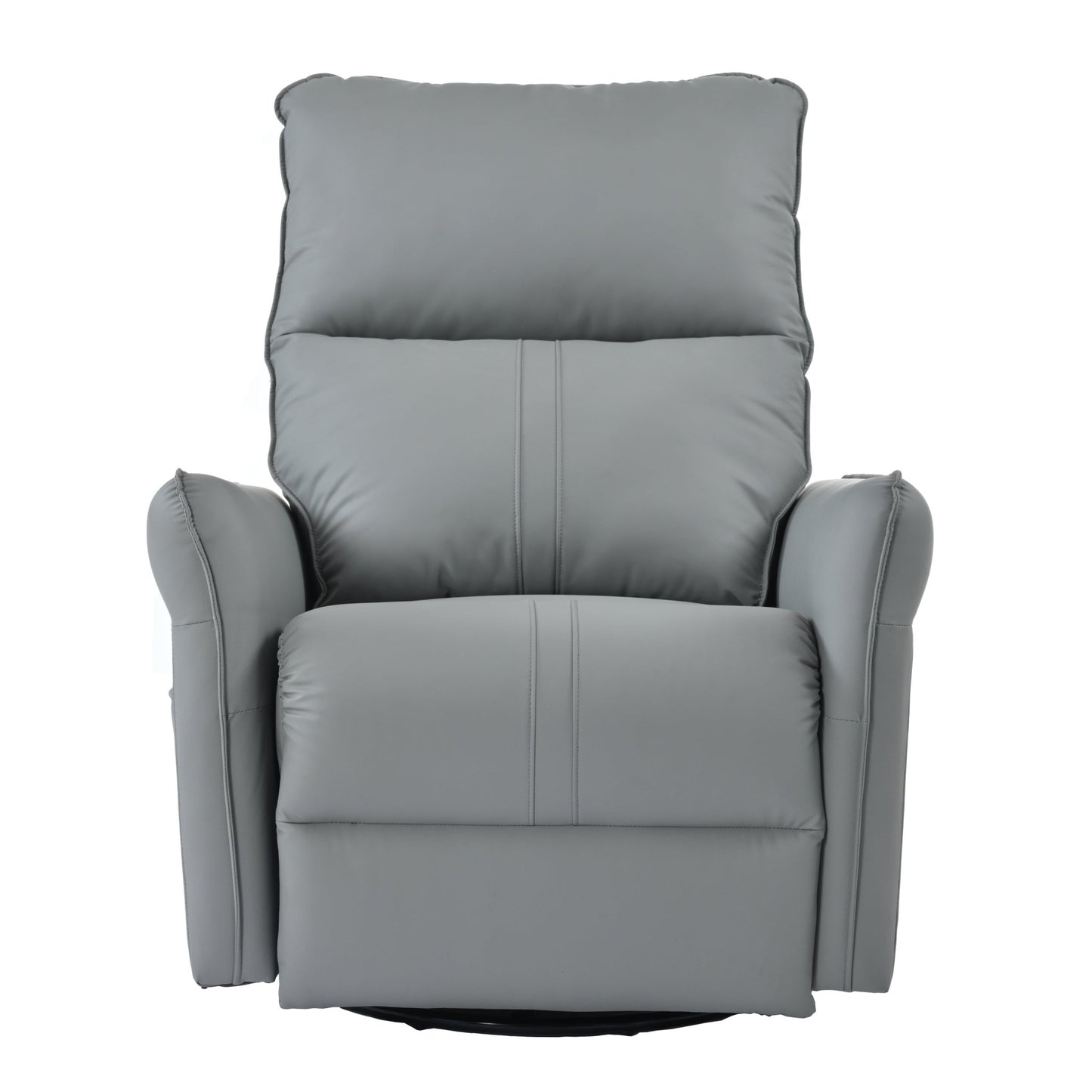 Blue Gray Power Swivel Rocker Recliner with USB Charging - 1st Choice Furniture Direct