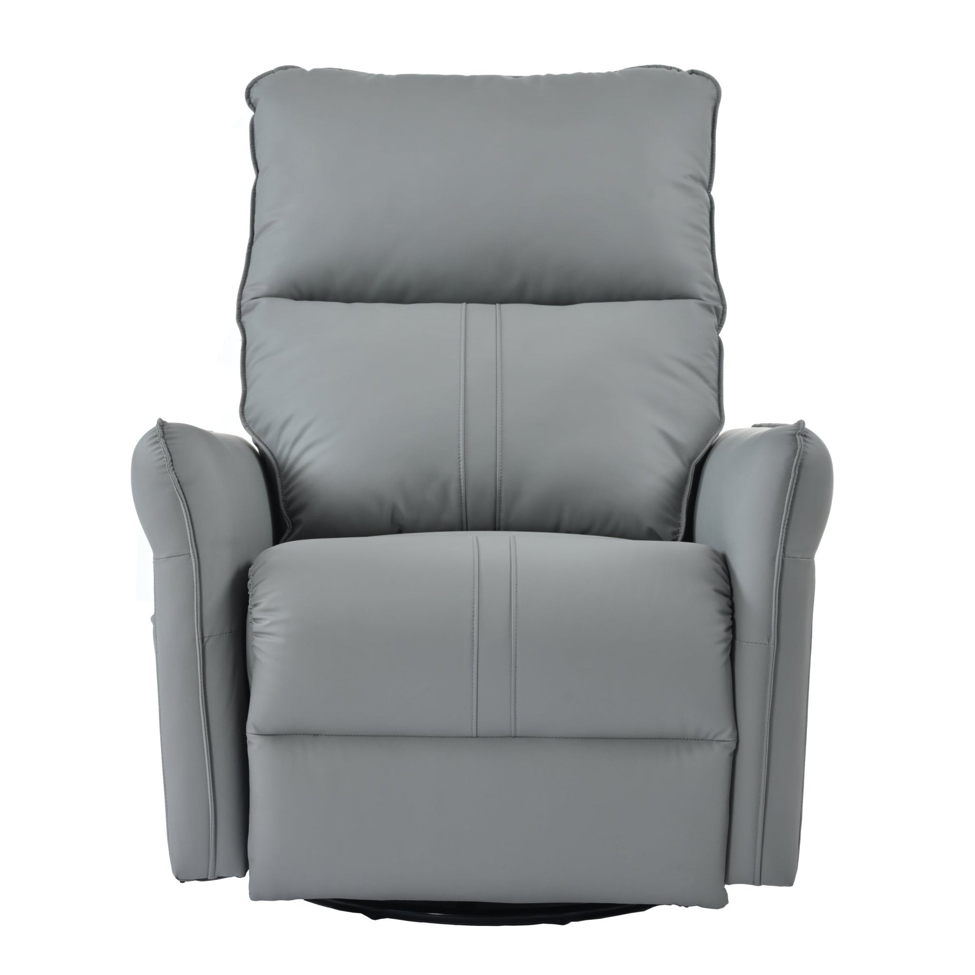 Blue Gray Power Swivel Rocker Recliner with USB Charging - 1st Choice Furniture Direct