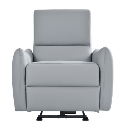 Blue Gray Power Wall Hugger Recliner with USB & USB-C Charging - 1st Choice Furniture Direct