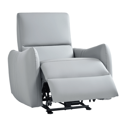 Blue Gray Power Wall Hugger Recliner with USB & USB-C Charging - 1st Choice Furniture Direct