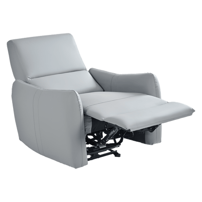 Blue Gray Power Wall Hugger Recliner with USB & USB-C Charging - 1st Choice Furniture Direct
