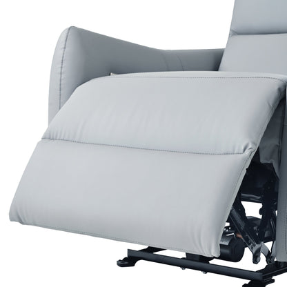 Blue Gray Power Wall Hugger Recliner with USB & USB-C Charging - 1st Choice Furniture Direct