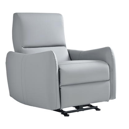 Blue Gray Power Wall Hugger Recliner with USB & USB-C Charging - 1st Choice Furniture Direct