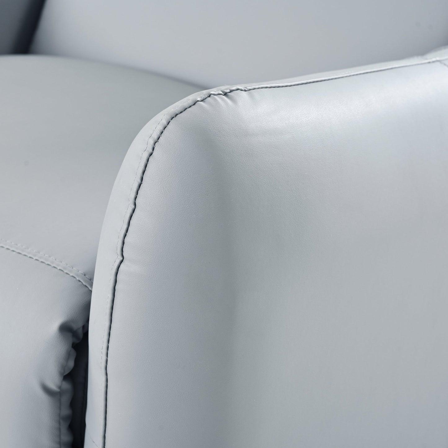 Blue Gray Power Wall Hugger Recliner with USB & USB-C Charging - 1st Choice Furniture Direct