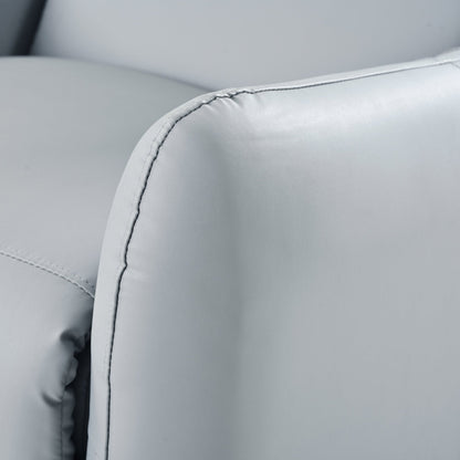 Blue Gray Power Wall Hugger Recliner with USB & USB-C Charging - 1st Choice Furniture Direct