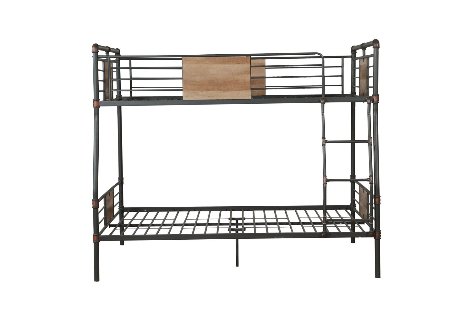 Brantley Sandy Black & Dark Bronze Hand - Brushed Finish Full XL/Queen Bunk Bed - 1st Choice Furniture Direct