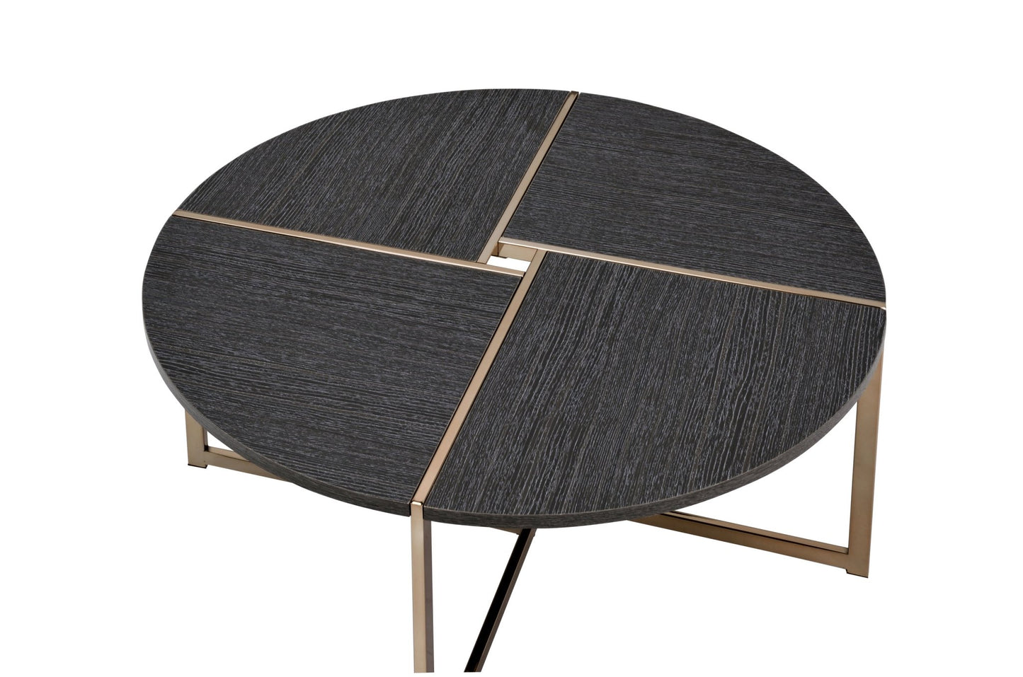Bromia Black & Champagne Finish Coffee Table - 1st Choice Furniture Direct