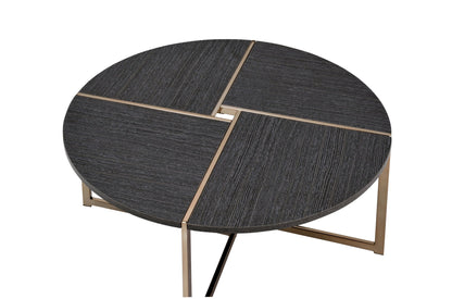Bromia Black & Champagne Finish Coffee Table - 1st Choice Furniture Direct