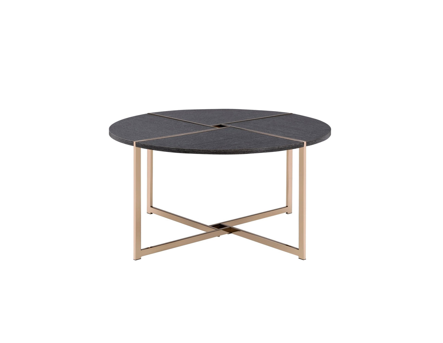 Bromia Black & Champagne Finish Coffee Table - 1st Choice Furniture Direct