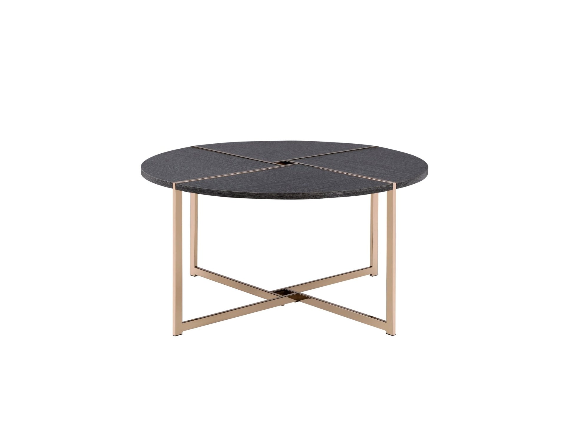 Bromia Black & Champagne Finish Coffee Table - 1st Choice Furniture Direct