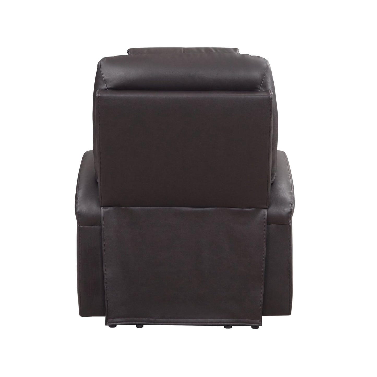 Brown Leather Recliner Aire w/Power Lift & Massage - 1st Choice Furniture Direct