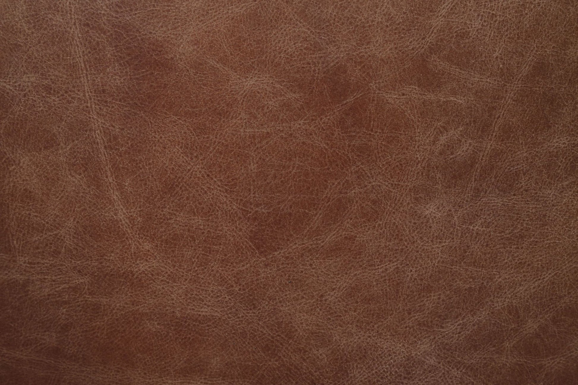 Brown Top Grain Leather Executive Office Chair with Swivel & Adjustable Height - 1st Choice Furniture Direct