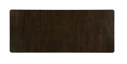 Brown & White Extendable Dining Table with 18-Inch Leaf - 1st Choice Furniture Direct
