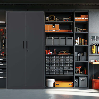 1st Choice Secure and Stylish Metal Storage Cabinet - Organize with Elegance & Confidence