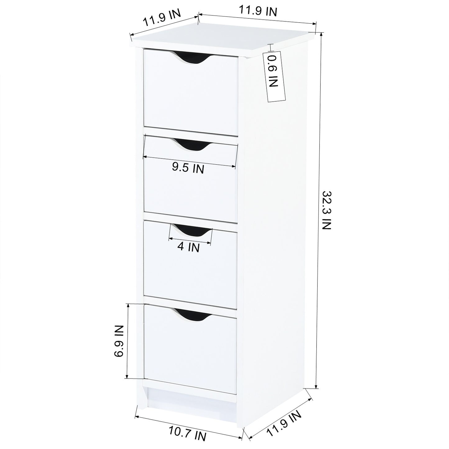 1st Choice Elegant White Storage Cabinet - Thai Craftsmanship | Spacious & Stylish