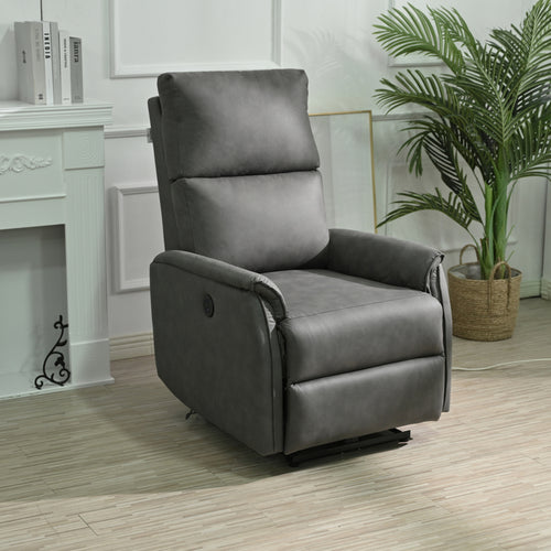1st Choice Modern Living Room Electric Power Recliner Chair in Dark Gray