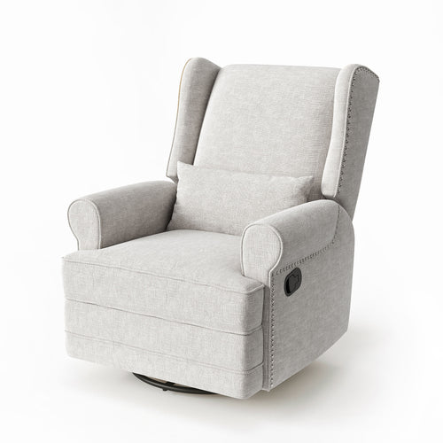 1st Choice Upholstered Swivel Recliner Chair