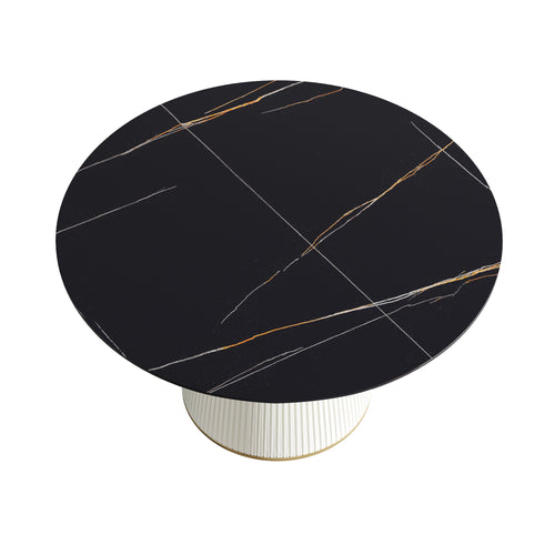 1stChoice Black Sintered Stone Dining Table - Luxury, Style, and Durability
