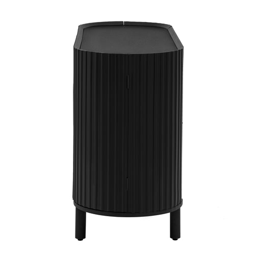 1st Choice Curved Design Light Luxury Sideboard with Adjustable Shelves