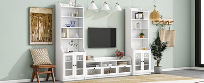 1st Choice Modern TV Console Entertainment Wall Unit for TVs Up to 65"