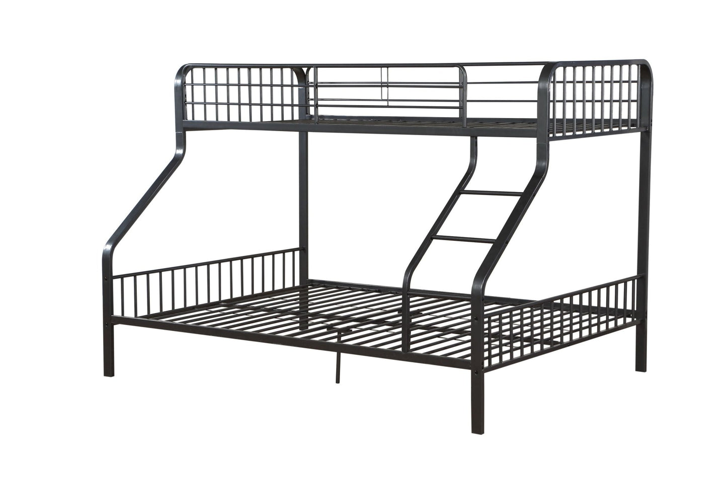 Caius Gunmetal Finish Twin Xl/Queen Bunk Bed - 1st Choice Furniture Direct