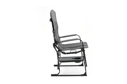Camping Directors Chair, Heavy Duty,Oversized Portable Folding Chair with Side Table, Pocket for Beach, Fishing,Trip,Picnic,Lawn Grey - 1st Choice Furniture Direct