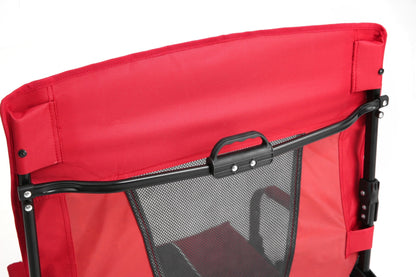Camping Directors Chair, Heavy Duty,Oversized Portable Folding Chair with Side Table, Pocket for Beach, Fishing,Trip,Picnic,Lawn Red - 1st Choice Furniture Direct