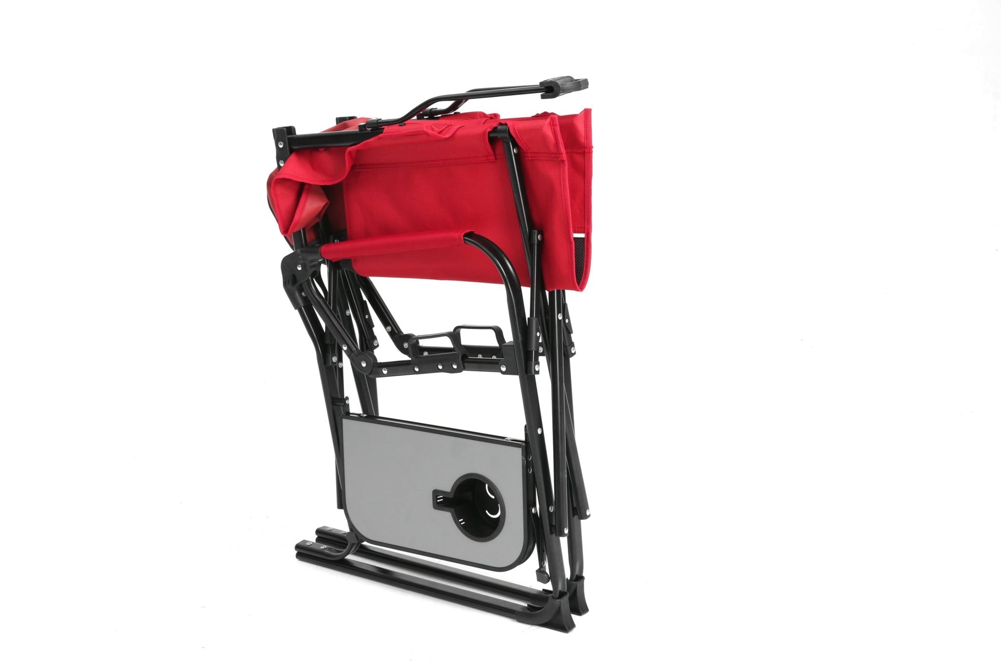 Camping Directors Chair, Heavy Duty,Oversized Portable Folding Chair with Side Table, Pocket for Beach, Fishing,Trip,Picnic,Lawn Red - 1st Choice Furniture Direct