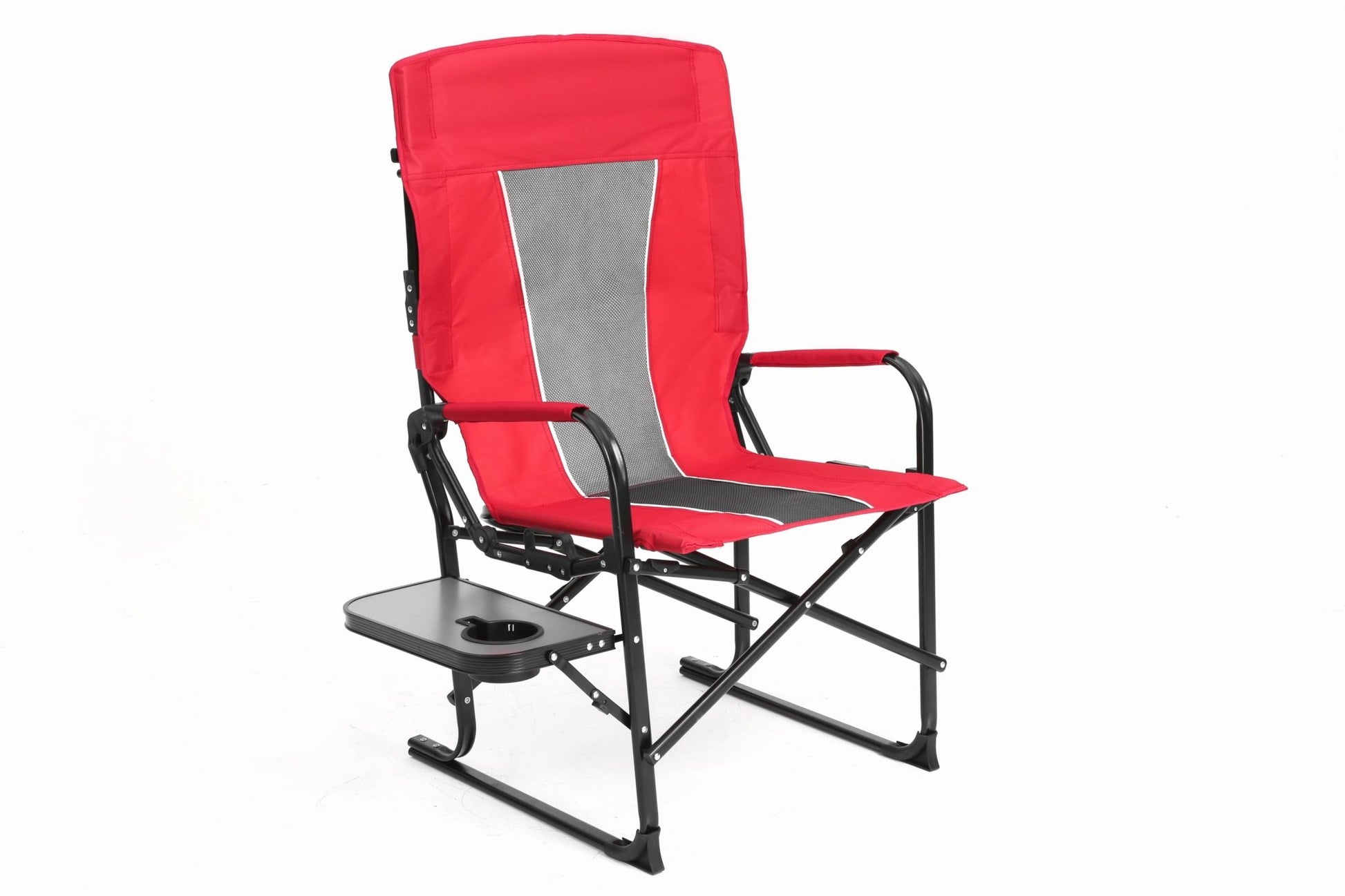 Camping Directors Chair, Heavy Duty,Oversized Portable Folding Chair with Side Table, Pocket for Beach, Fishing,Trip,Picnic,Lawn Red - 1st Choice Furniture Direct