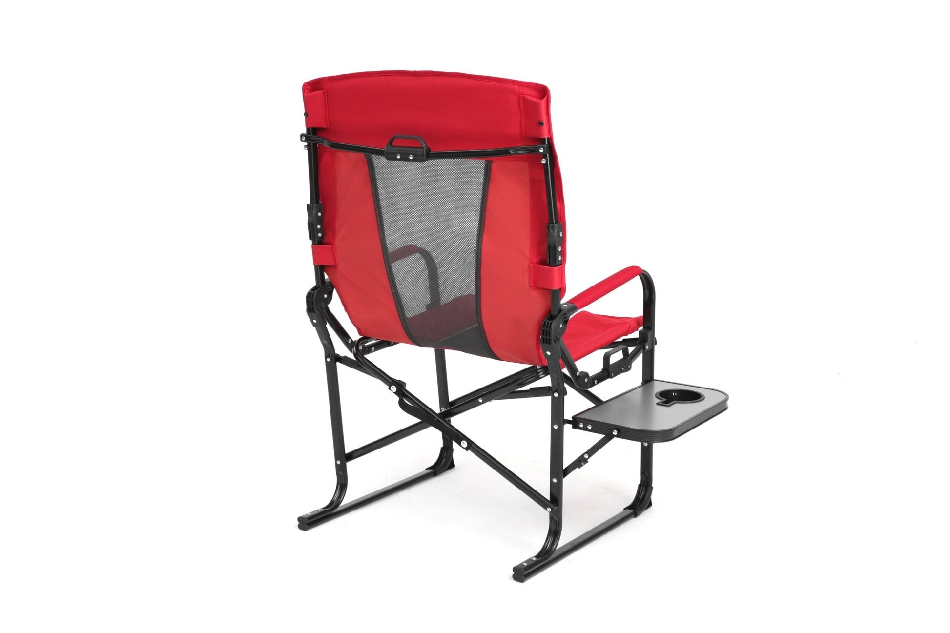 Camping Directors Chair, Heavy Duty,Oversized Portable Folding Chair with Side Table, Pocket for Beach, Fishing,Trip,Picnic,Lawn Red - 1st Choice Furniture Direct