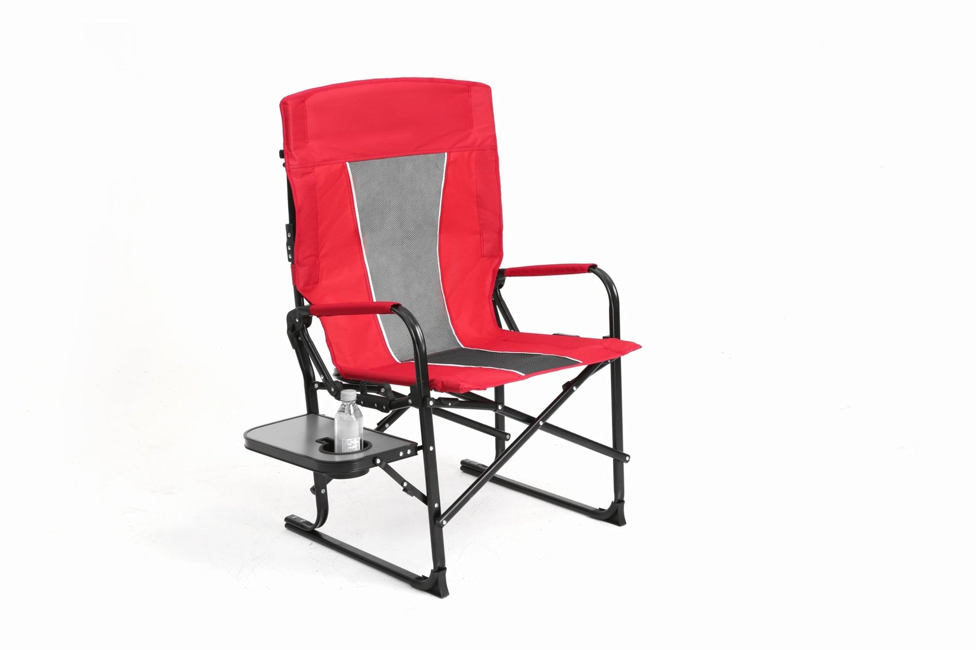 Camping Directors Chair, Heavy Duty,Oversized Portable Folding Chair with Side Table, Pocket for Beach, Fishing,Trip,Picnic,Lawn Red - 1st Choice Furniture Direct