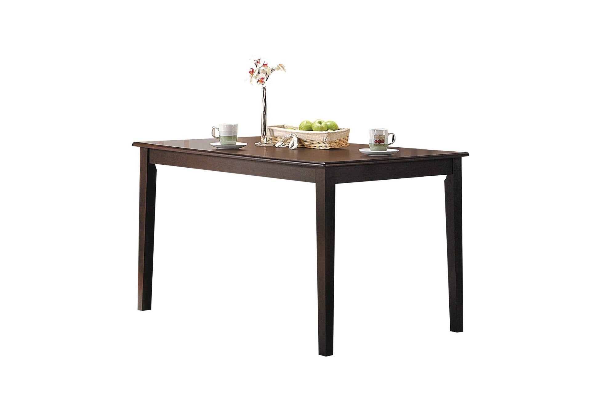 Cardiff Espresso Finish Dining Table - 1st Choice Furniture Direct