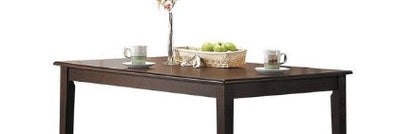 Cardiff Espresso Finish Dining Table - 1st Choice Furniture Direct