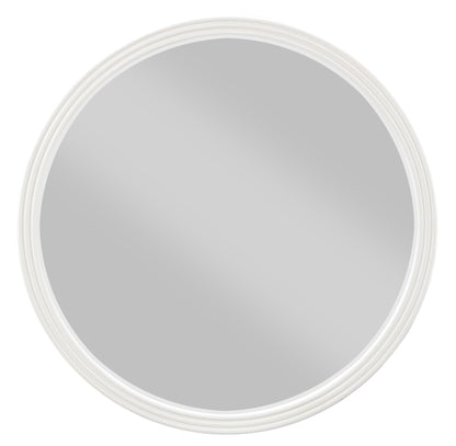 Carena Gray Round Mirror - 1st Choice Furniture Direct
