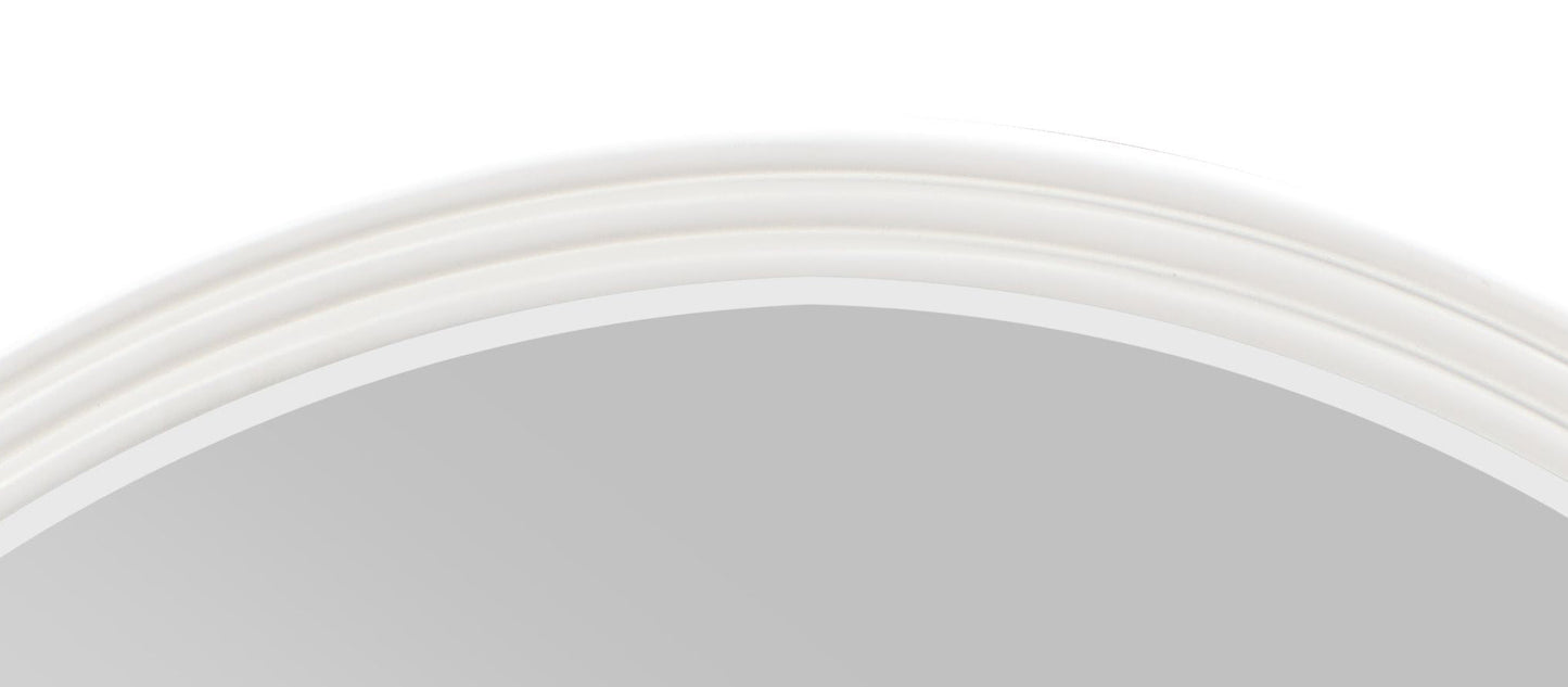Carena Gray Round Mirror - 1st Choice Furniture Direct