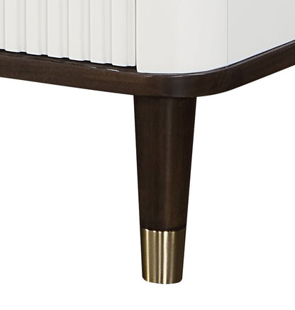 Carena White & Walnut Finish Dresser with Jewerly Tray - 1st Choice Furniture Direct