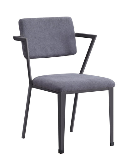 Cargo Gray Fabric & Gunmetal Finish Office Chair - 1st Choice Furniture Direct