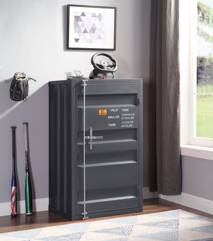 Cargo Gunmetal Finish Chest - 1st Choice Furniture Direct